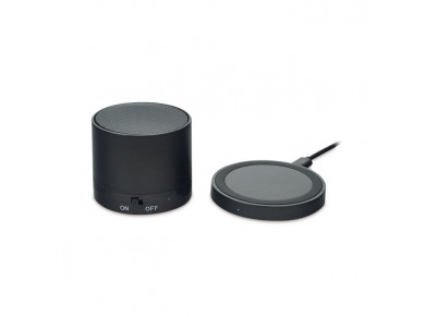 Колонка Bluetooth б\п Round less черный